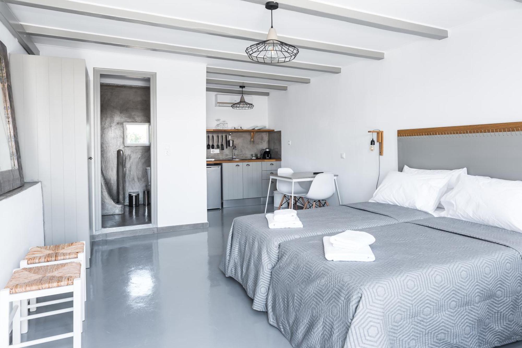 Апартаменты White And Grey Mykonos Town Экстерьер фото