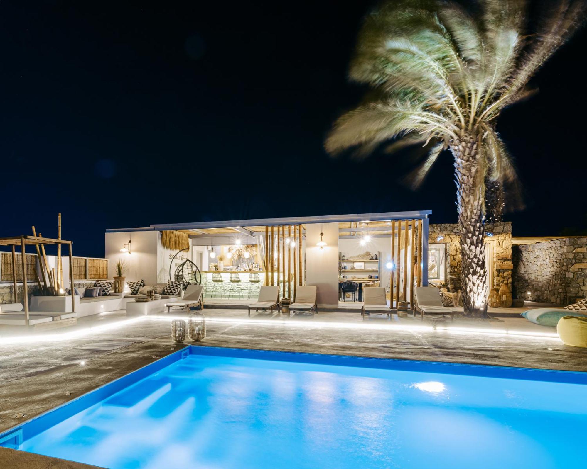 Апартаменты White And Grey Mykonos Town Экстерьер фото